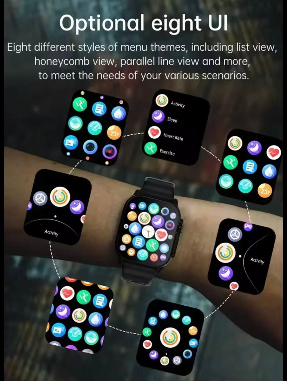 LAXASFIT T900Ultra Smartwatch Bluetooth