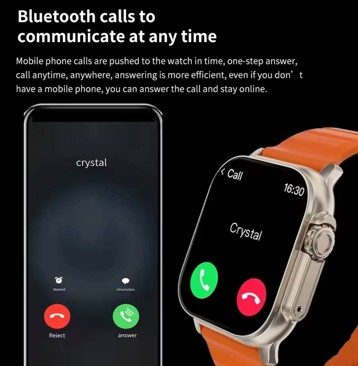 LAXASFIT T900Ultra Smartwatch Bluetooth